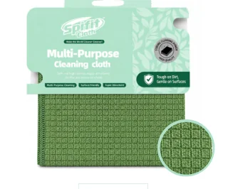 Weft-knitted grid cloth