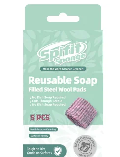 Steel wool pads with soap — SM41007