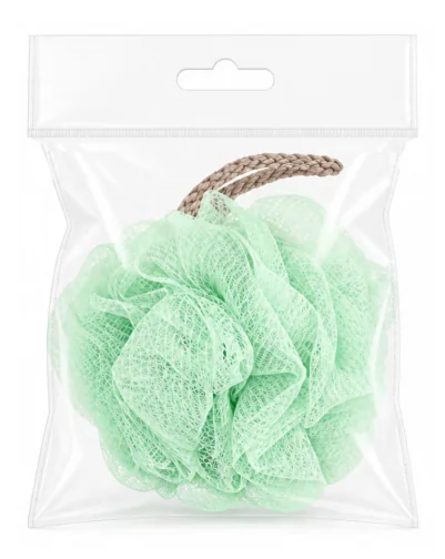 Mesh bath pouf